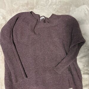 Elegant Plum Turtleneck Sweater